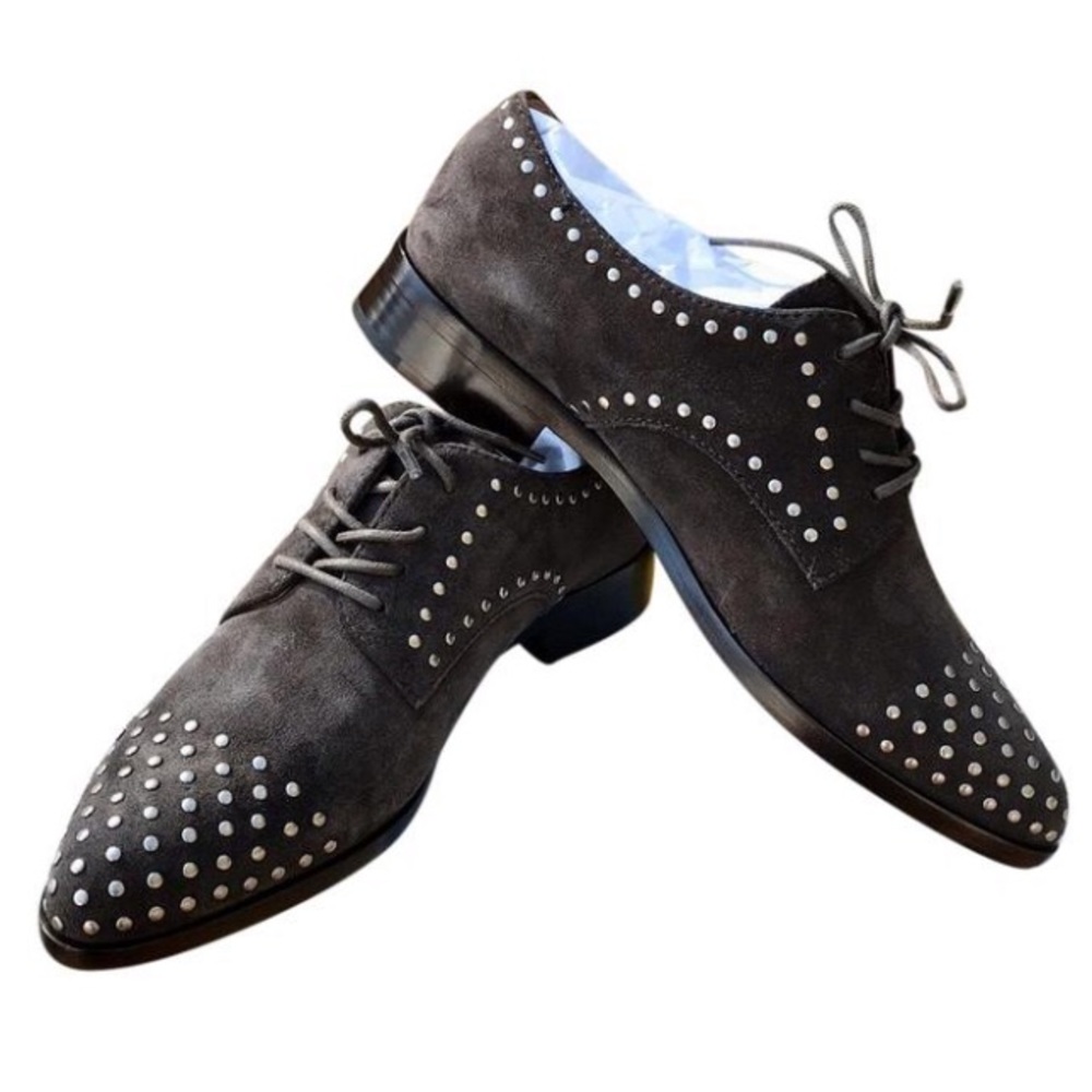 Frye lace up stud women’s Oxford boots $275